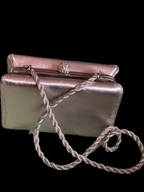 Elegant Silver Clutch Bag